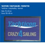 Crazy4sailing Fußmatte / Doormat Yachticon-C4S, big 120 x 80 cm