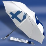 Crazy4sailing Folding Umbrella for pocket white/royalblue