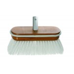Brush Deluxe white hard with water flow-through